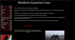 Desktop Screenshot of blackhorsecenter.com